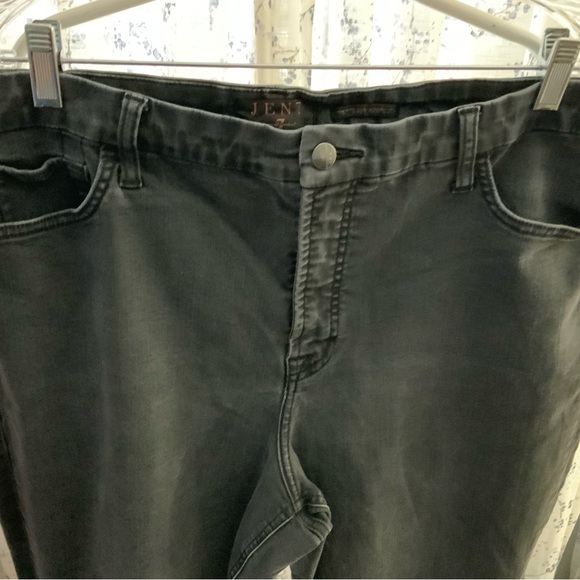 Jen7 from 7 for All Mankind Faded Black Slim Bootcut Jeans Size 20 - Picture 3 of 4